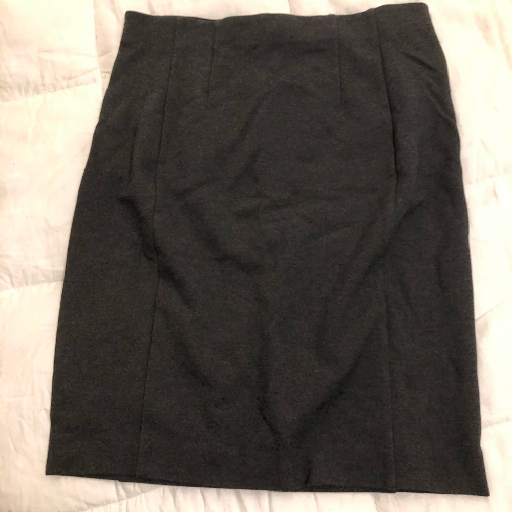Dark Gray Pencil Skirt